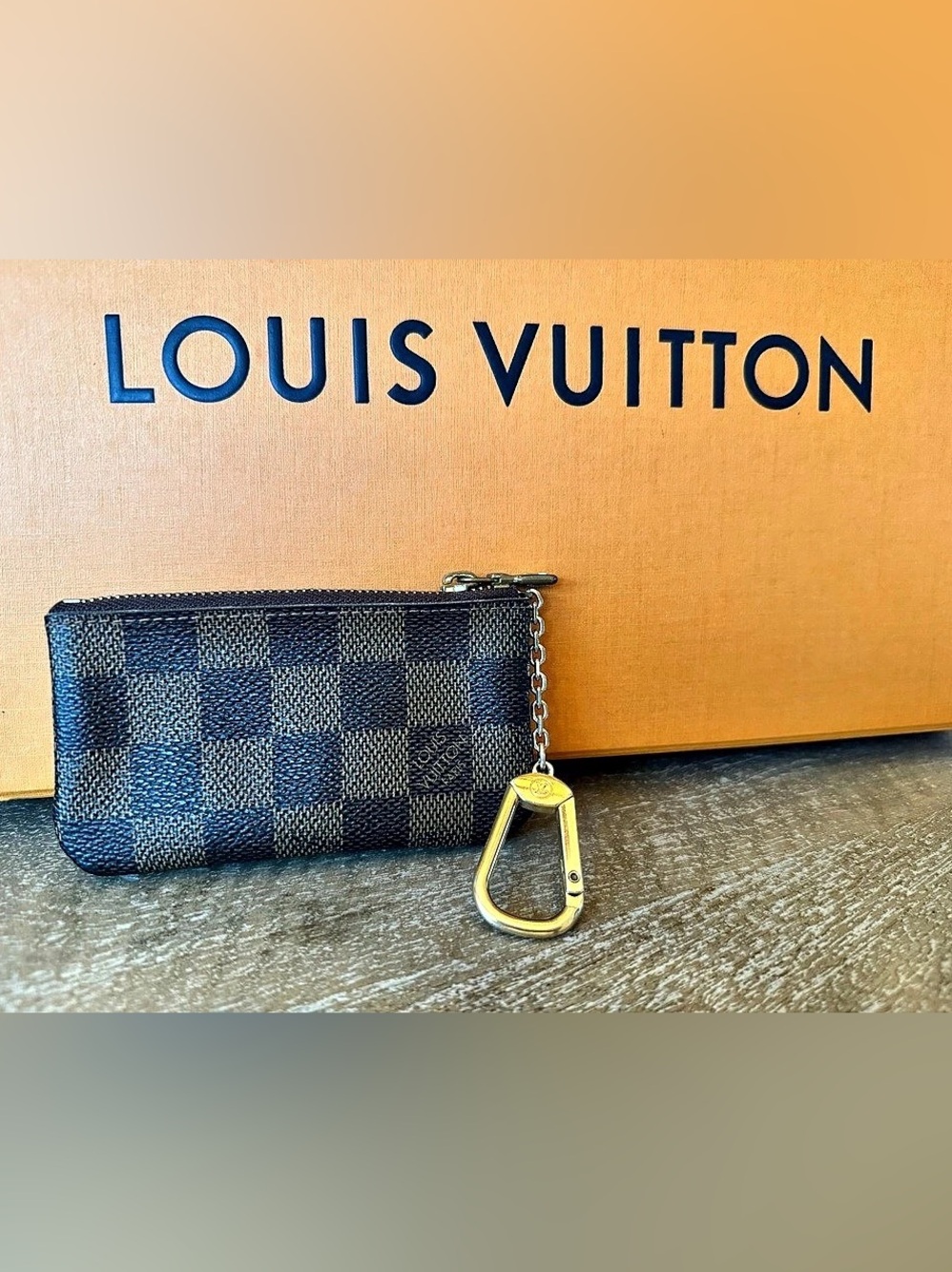 Louis Vuitton Damier Ebene key pouch